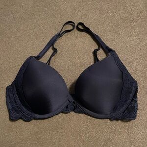 NWOT Victoria's Secret Dream Angels Push Up Bra - 32C Navy